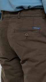 Chino Atticus gabardina verde