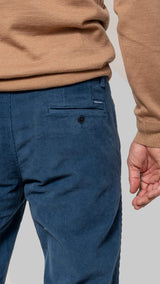 Atticus blue corduroy chino