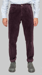 Chinese double eggplant corduroy