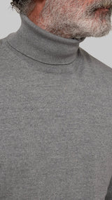 Jersey cisne merino gris claro