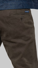 Chino slim green trench coat