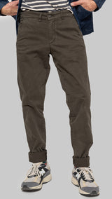 Chino slim green trench coat