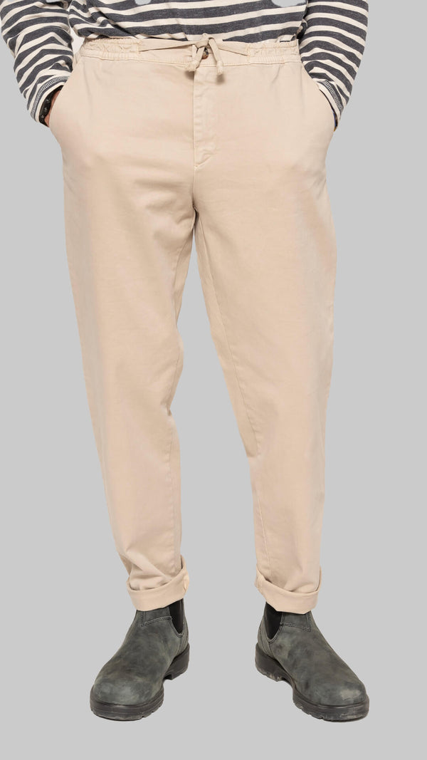 Pantalón Scout cordón gabardina beige