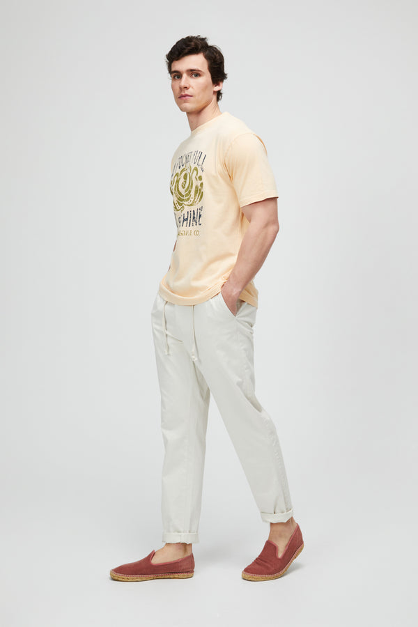 Camiseta pocket beige