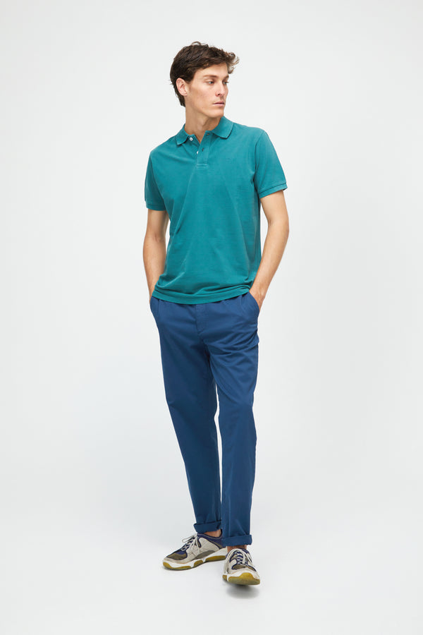 Polo piqué verde