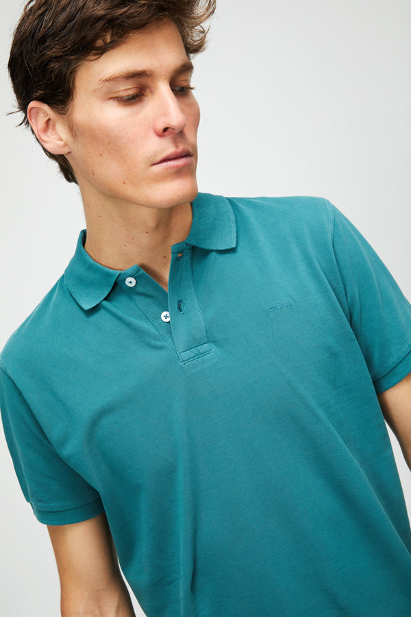 Polo piqué verde
