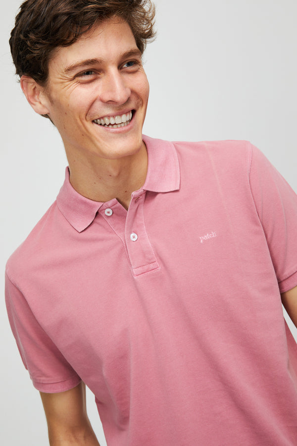 Polo piqué terracota