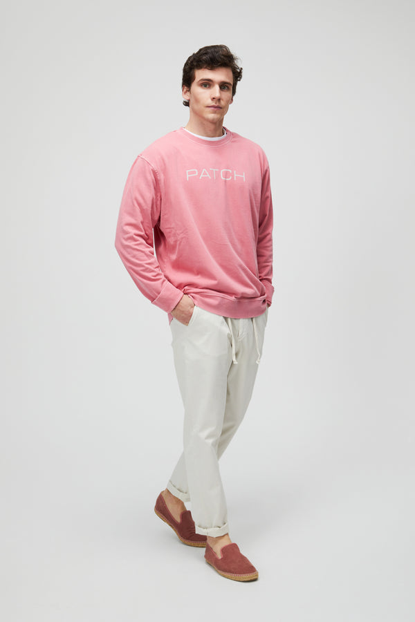 Coral Patch logo sweatshirt with crew neck 