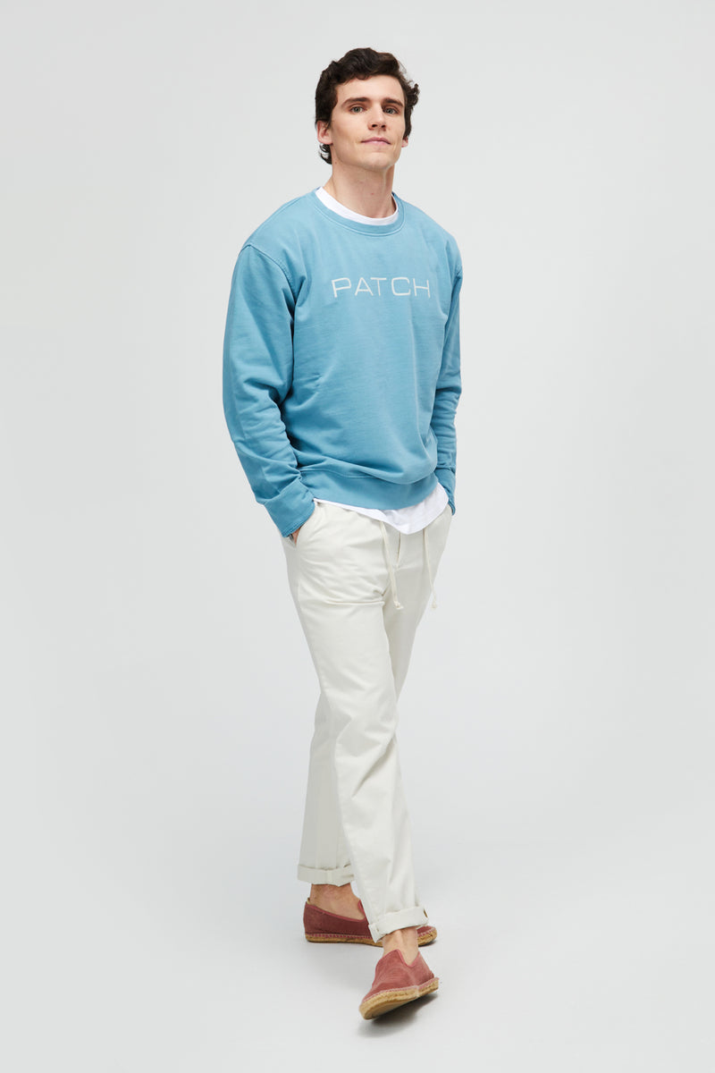 Patch ocean logo sweatshirt without hood
