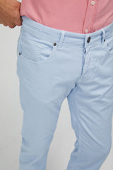 Dill 5-pocket bellardina slim fit pants light gray pv
